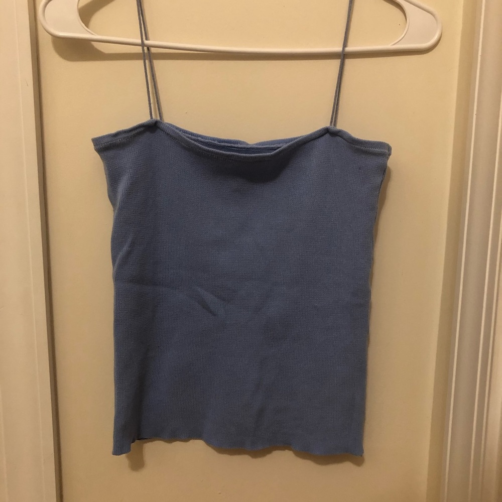 Baby Blue Spaghetti Strap